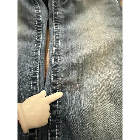 Ariat Real Denim Womens Blue Denim Low Rise Casual Jeans Size 26L *Flaws* - Picture 13 of 13